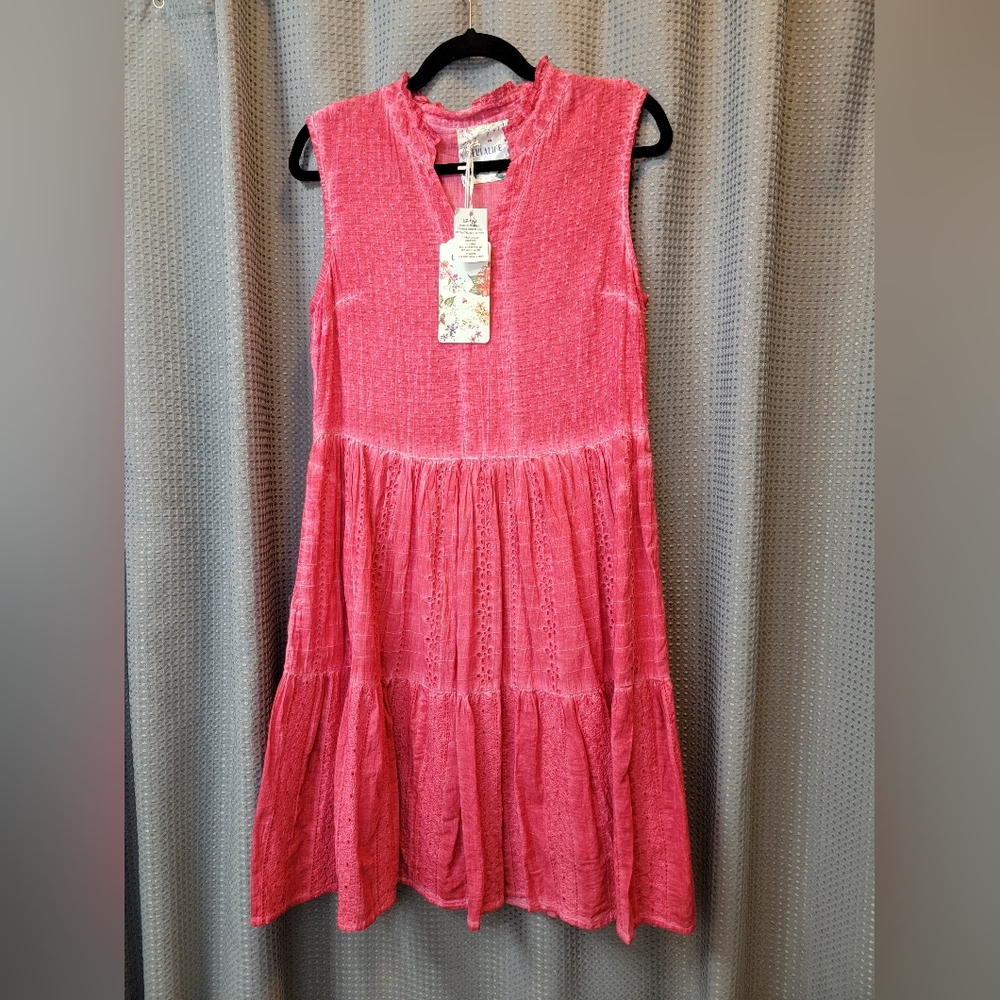 NWT Lulalife Cotton Sundress Size S